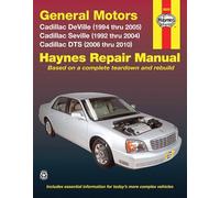 Haynes Repair Manual General Motors Cadillac Deville, Seville, and DTS: 2010