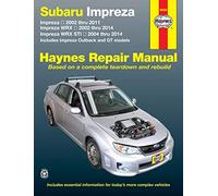 Subaru Impreza (02-11), Impreza WRX (02-14) & Impreza WRX STI (04-14 (Tascabile)
