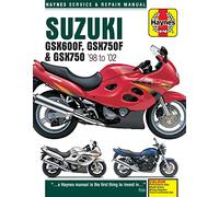Haynes Suzuki GSX600F, GSX750F & GSX750 '98 to '02 Service and Repair Manual