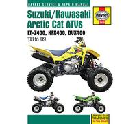 Haynes Suzuki, Kawasaki, Artic Cat ATVs '03 to '09 Service & Repair Manual: LT-Z400, KFX400, DVX400