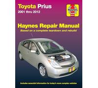 Haynes Toyota Prius 2001 Thru 2012 Automotive Repair Manual