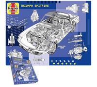 Haynes Triumph Spitfire - Puzzle da 1000 pezzi, auto sportiva britannica classica 1962-1980, opera d'arte tecnica dettagliata, iconico regalo roadster aperto per appassionati e collezionisti di auto