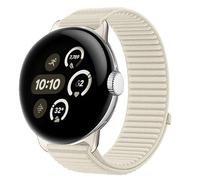 HAYONLIY Confezione da 2 fasce sportive compatibili con Google Pixel Watch 4/3/2/1 41 mm, 45 mm, cinghie di ricambio in nylon per uomo e donna, Large, Nessun metallo