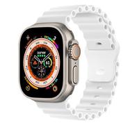 HAYONLIY Ocean Silicone Strap Compatibile con Apple Watch 46 mm 49 mm 45 mm 44 mm 42 mm, Sport traspirante e impermeabile Cinturino regolabile per iWatch Ultra/Ultra 2 Series SE 10 9 8 7 6 5 4 3 2 1