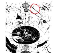 Hayter Murray 13/30 12/30 12hp30 1330 12 30 Piastra Lama Guida Belt 37x74 1992