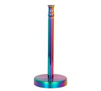 Hayuhone Portasciugamani di carta da lavoro, supporto per asciugamani da cucina arcobaleno con base in acciaio inox, per organizzazione cucina e bagno, dispenser per rotolo da cucina classico alla