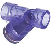 Hayward YS00075S - Filtro a Y in PVC trasparente da 3/4 di pollice con guarnizioni O-ring FPM