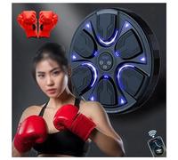 HAZARA Tirapugni Elettrico con Musica con Guanti, Macchina da Boxe Elettronica con Bluetooth E 8 Regolazioni Ritmiche, Music Box Machine Adulti per Esercizi a Casa