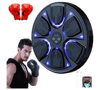 HAZARA Tirapugni Elettrico con Musica con Guanti, Tirapugni Elettrico con Musica con Bluetooth E 8 Regolazioni Ritmiche, Boxingmachine per Esercizi a Casa