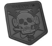 Hazard 4 Operatore Cranio Morale Patch Gomma Airsoft Tactical Patrol Nero