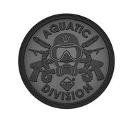 Hazard 4 Pat-aqa-Blk Aquatic Divisione Patch Nero
