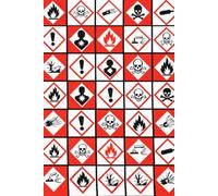 Hazard Symbols Lined Notebook: 110 Lined Pages Writing Notebook for Notes, Safety Training and Daily Use