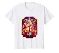 Hazbin Hotel - Poster Maglietta, Bambini, Bianco, 10 Anni