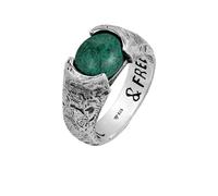 Haze&Glory Anello 'Liberty' blu pastello / argento Uomo Haze&Glory 64