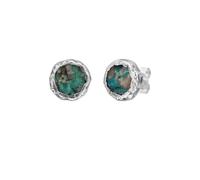 Haze & Glory - Orecchino Chrysocolla Verde Blu 925 Sterling Silver Orecchini 1 pieces male