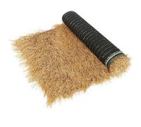 HAZEK Tetto di Paglia Sintetico, Rotolo di Paglia Messicano Artificiale, Decorazione del Tetto di Paglia Resistente al Fuoco, Decorazione per Feste E Bar alle Hawaii, Terrazza per (3.2x65.6ft(1x20m))