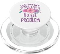 Hazel Personalized Cute Flower Girls Hazel Name PopSockets PopGrip per MagSafe