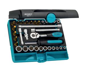 Hazet 1/4" 33tlg. 854T Steckschlüssel-Garnitur - blau