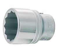 Hazet 1000Az-1.1/8 Inserto per Chiave a Bussola a Doppio Esagono, Argento, Attacco Quadro, Cavo, 20 mm 3/4 di Pollice