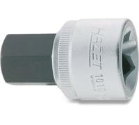 Hazet 1010-17 Inserto Chiave a Bussola per Giraviti, Argento, Attacco Quadro, Cavo, 20 mm 3/4 di Pollice
