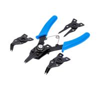 HAZET 163-124/4 Kit di pinze, Anelli di fermo