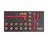 Hazet 163-230/18 Serie Di Chiavi A Bussola Vde, Argento, Attacco Quadro, Cavo, 10 mm 3/8 di Pollice