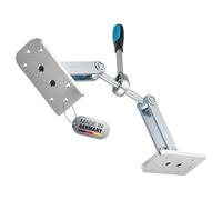 HAZET 1774-2, adatto per il serraggio e la trazione di legname, con cricchetto ergonomico reversibile, incl. 2 piastre in alluminio, corsa di serraggio 115 mm'.