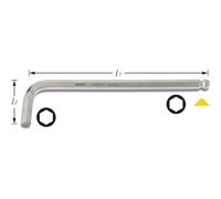 HAZET Giravite ad angolo 2105Lg-03 Argento Apertura chiave 3