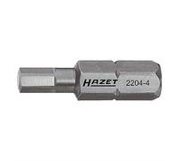 Hazet 2204-4 Bit, Multicolore, Attacco Esagonale, Massiccio, 6.3 mm 1/4 di Pollice