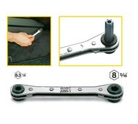 Hazet 2265-1 Cricchetto per inserti 1/4 (6.3 mm), 5/16 (8 mm) 140 mm