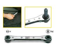 Hazet 2265-1 Cricchetto per inserti 1/4 (6.3 mm), 5/16 (8 mm) 140 mm