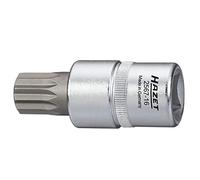 Hazet 2567-16 Inserto Chiave a Bussola per Giravite per Servizio Olio, Argento, Attacco Quadro, Cavo, 12.5 mm 1/2 di Pollice