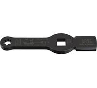 Hazet 2872-E24 Chiave A Percussione Torx Con 2 Superfici Battenti, Argento, Attacco Quadro, Cavo, 20 mm 3/4 di Pollice