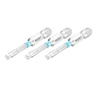 HAZET 3-2204NSLG-3/3 - Punta esagonale interna da 1/4", versione lunga, 3 pezzi