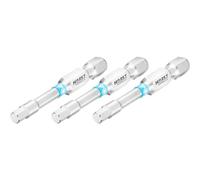 HAZET 4-2204NSLG-4/3 - Punte esagonali da 1/4", versione lunga, 3 pezzi
