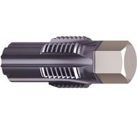 HAZET 4683-18 Tagliafiletti, M18x1,5, per sonde di temperatura dei gas di scarico, esagono esterno 13 mm, per Mercedes-Benz, Audi, Porsche, BMW, VW, bulloni di guida e scanalature di pulizia