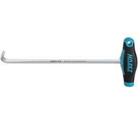 HAZET 4684-2A, gancio semitondo da 17 mm, piegato a 20 gradi, per il montaggio e la rimozione dei gommini di fissaggio, adatto per VW, Audi, Mercedes-Benz, ecc