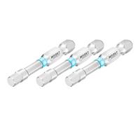HAZET 5-2204NSLG-5/3 - Punta esagonale interna da 1/4", versione lunga, 3 pezzi