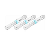 HAZET 6-2204NSLG-6/3 - Punte esagonali da 1/4", versione lunga, 3 pezzi