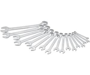 Hazet 603/17N Serie di Chiavi Combinate a Forchetta/Ad Anello, Argento, Numero Utensili 17