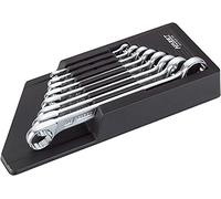 Hazet 610N/8Rs Serie di Chiavi a Doppio Anello, Argento, Numero Utensili 8