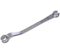 Hazet 612N-11 Chiave ad Anello Aperto per Tubi Freno, Argento, Apertura Chiave 11, Lunghezza 177.7 mm