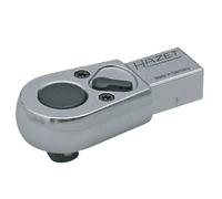 Hazet 6401-1 Testa ad Innesto con Cricchetto Reversibile, Argento, Attacco Quadro, Massiccio, 6.3 1/4 di Pollice