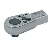 Hazet 6404-1 Testa ad Innesto con Cricchetto Reversibile, Argento, Attacco Quadro, Massiccio, 12.5 mm 1/2 di Pollice