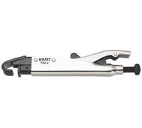 Hazet 752-2 Pinza a Morsetto, Argento, Lunghezza 205 mm