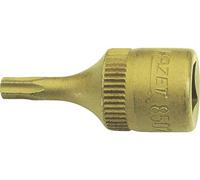 Hazet 8502-T25 Inserto Chiave a Bussola per Giravite Torx, Oro, Attacco Quadro, Cavo, 6.3 mm 1/4 di Pollice