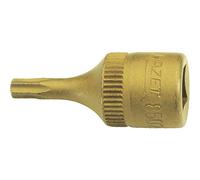 Hazet 8502-T30 Inserto Chiave a Bussola per Giravite Torx, Oro, Attacco Quadro, Cavo, 6.3 mm 1/4 di Pollice
