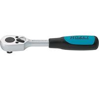 Hazet 863P Leva a Cricchetto Reversibile, Argento, Attacco Quadro, Massiccio, 6.3 mm 1/4 di Pollice