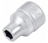 Hazet 880-6 Inserto per Chiave a Bussola Esagonale, Argento, Attacco Quadro, Cavo, 10 mm 3/8 di Pollice