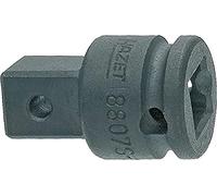Hazet 8807S-1 Adattatore per Avvitatori ad Impulso, Nero, Attacco Quadro, Massiccio, 12.5 mm 1/2 di Pollice